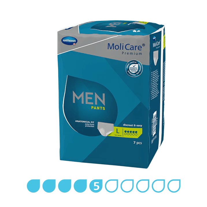 Molicare Molicare Premium Men Pants 5 Drops Large Pack of 7