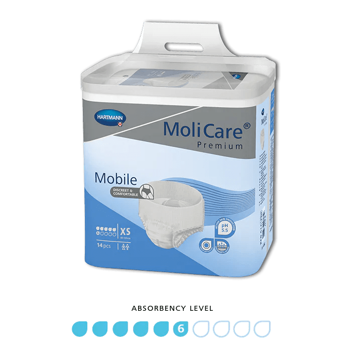 Molicare Molicare Premium Mobile 6 Drop XSmall Packet of 14