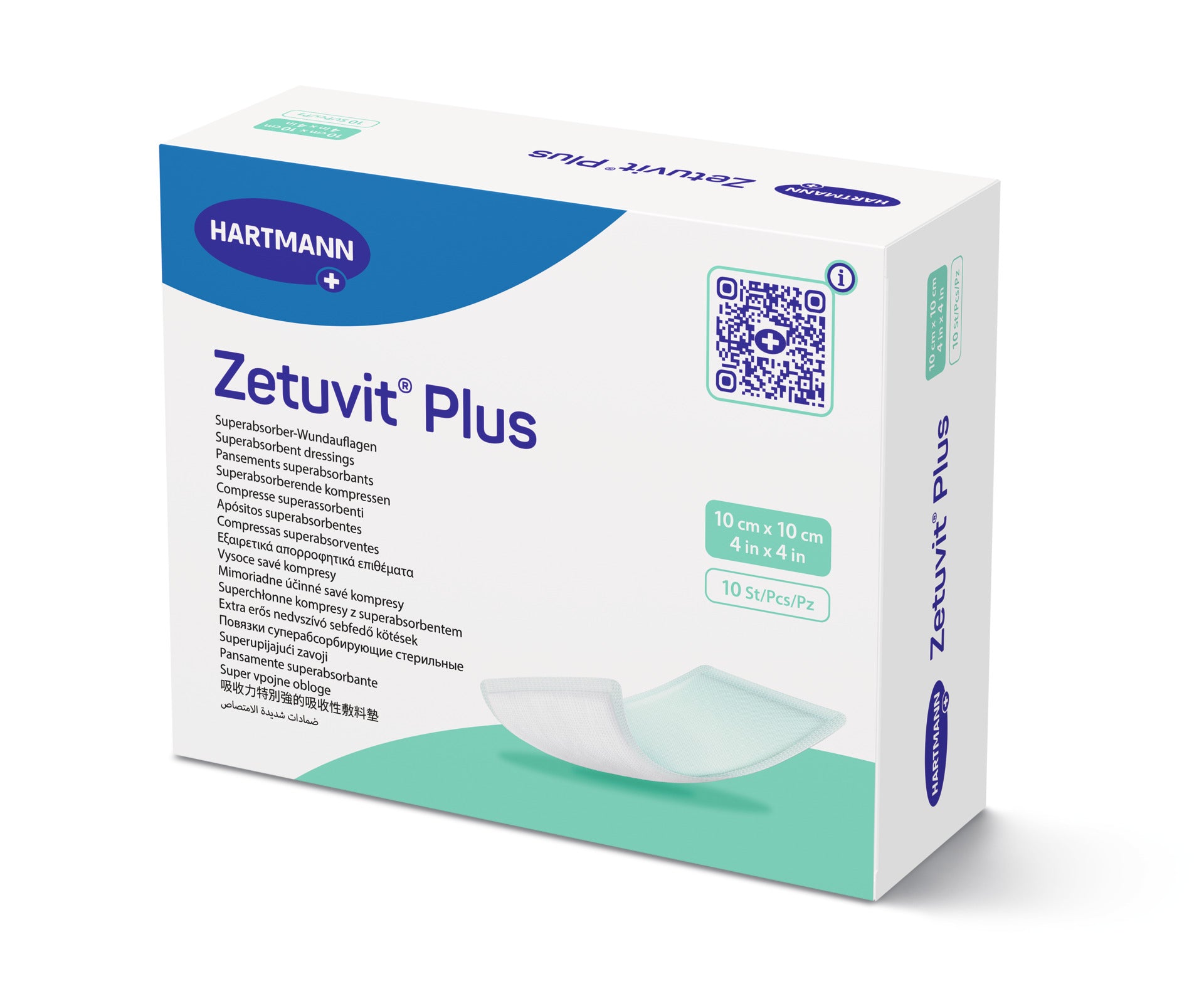 Hartmann Hartmann Zetuvit Plus 10x10cm Sterile