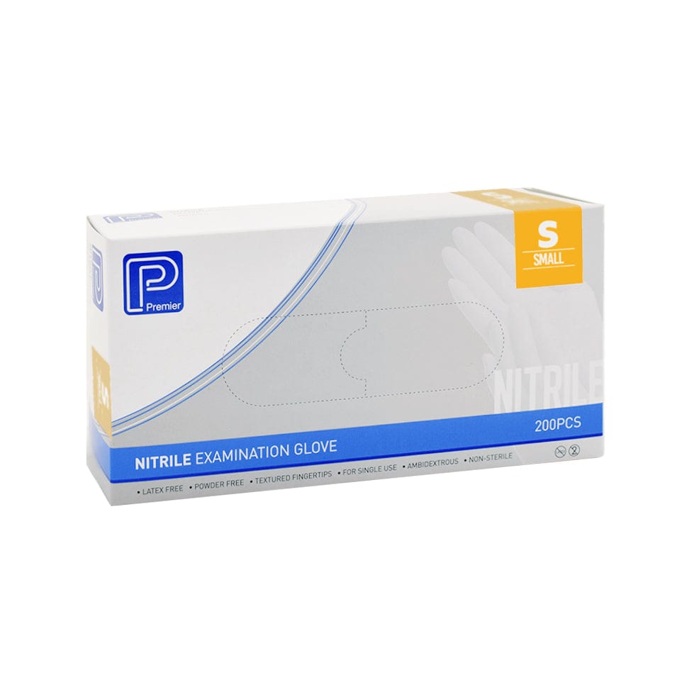 Premier Premier Glove Exam Nitrile Powder Free Small Box of 200