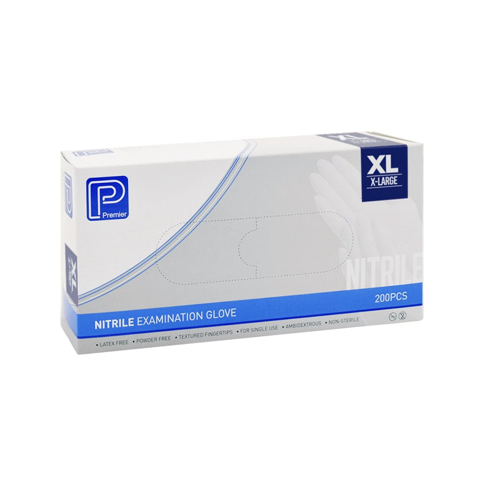 Premier Premier Glove Exam Nitrile Powder Free X-Large Box of 200