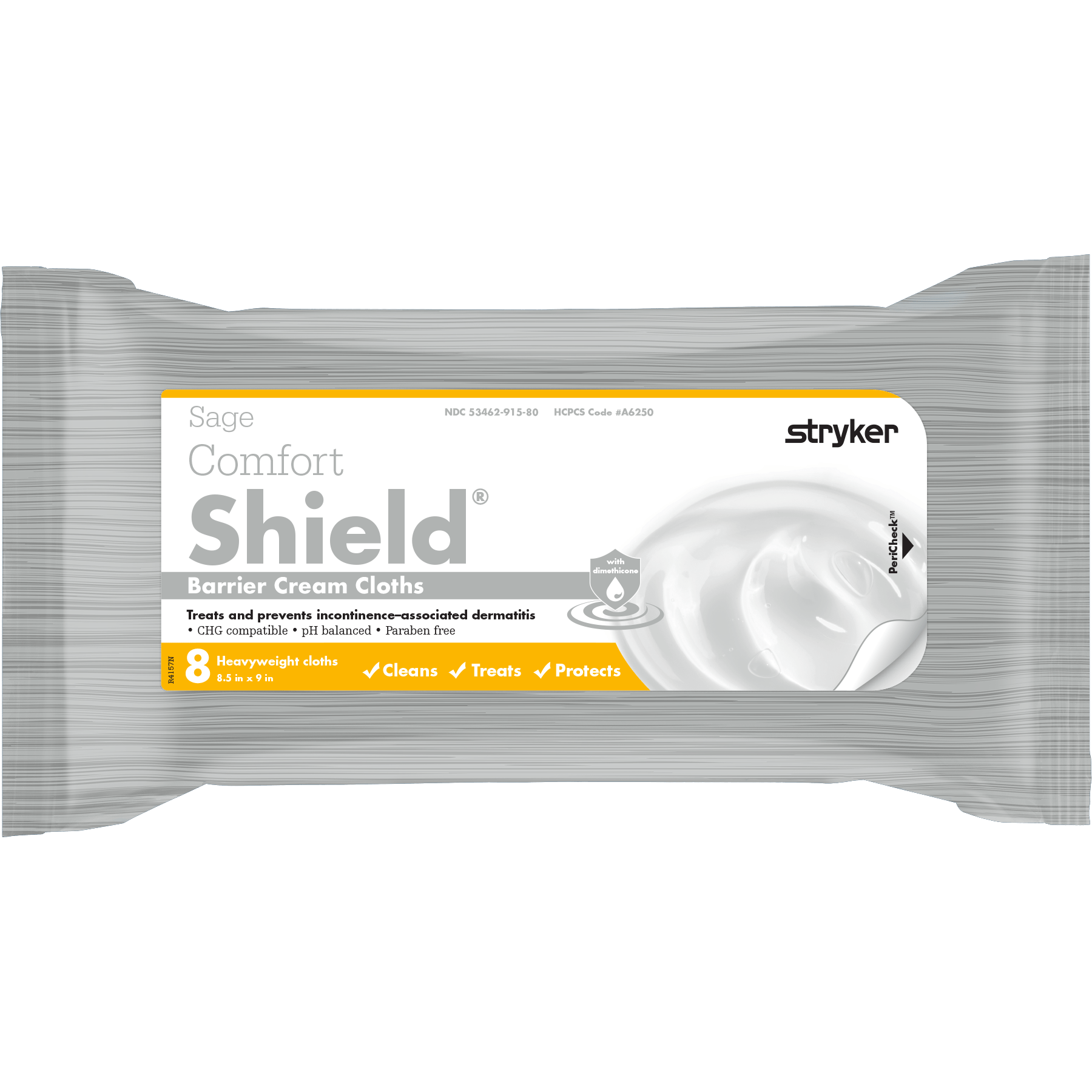 Sage Sage Comfort Shield Barrier Cream Cloths Packet of 8