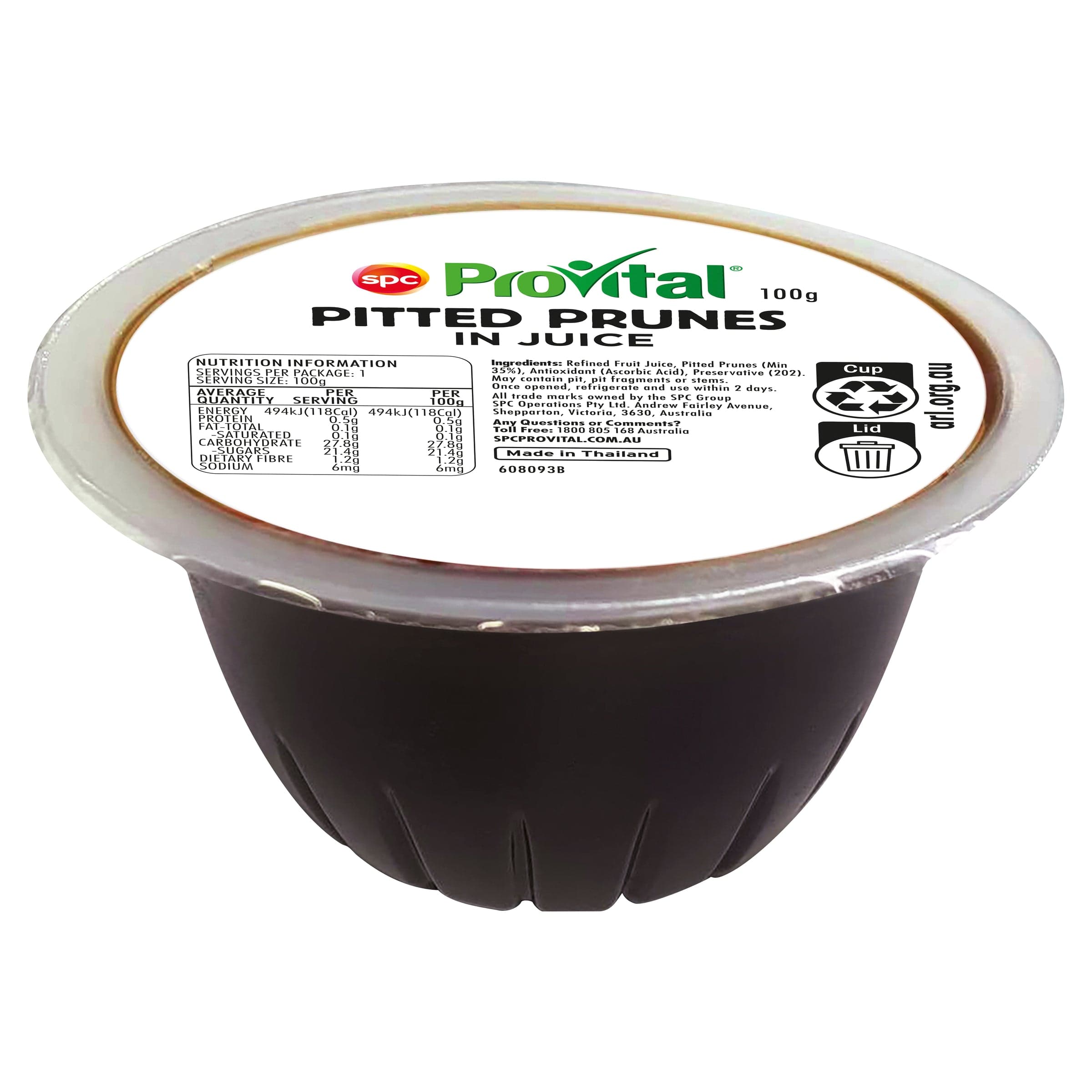 SPC ProVital SPC ProVital Pitted Prunes in Juice 100g