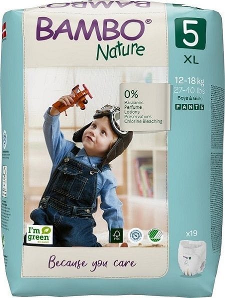 Bambo Nature Bambo Nature Pull Up Pants 12-18KG Pack of 20