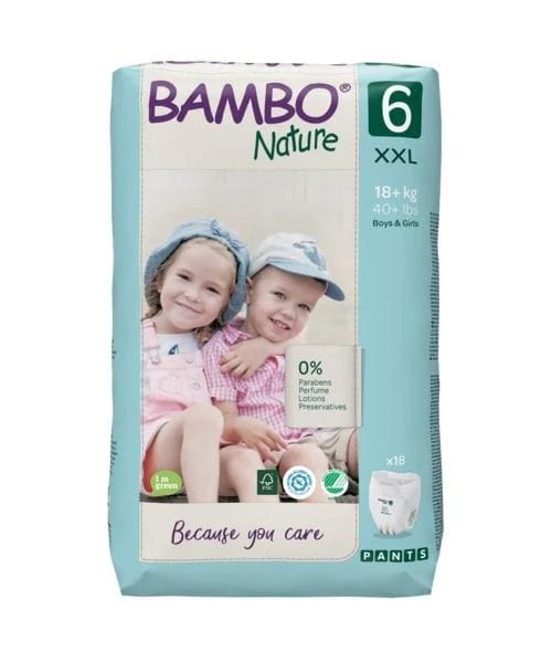 Bambo Nature Bambo Nature XLarge Training Pants Size 6 XXL (18+kg) Pack of 18
