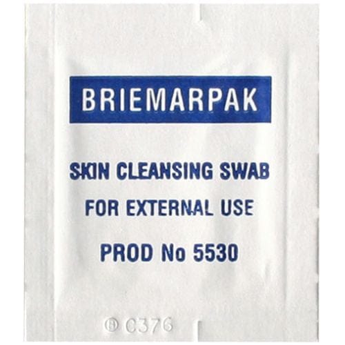 Briemarpak Box of 200 Skin Cleansing Swabs AIM0135__BX