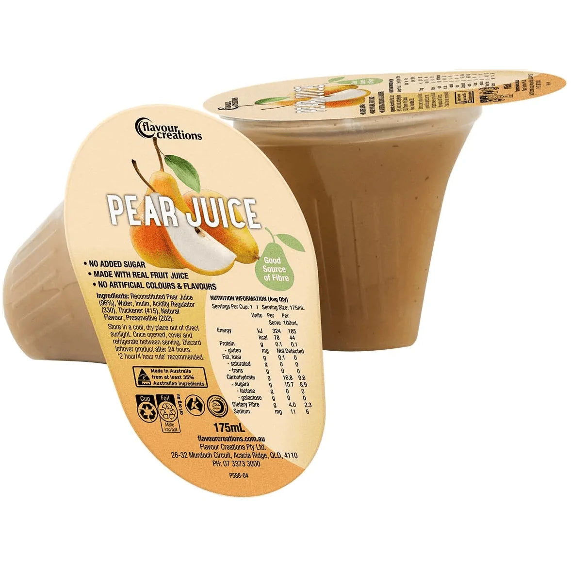 Flavour Creations Flavour Creations Pear Juice Level 2 (150 - Mildly Thick) Carton of 24