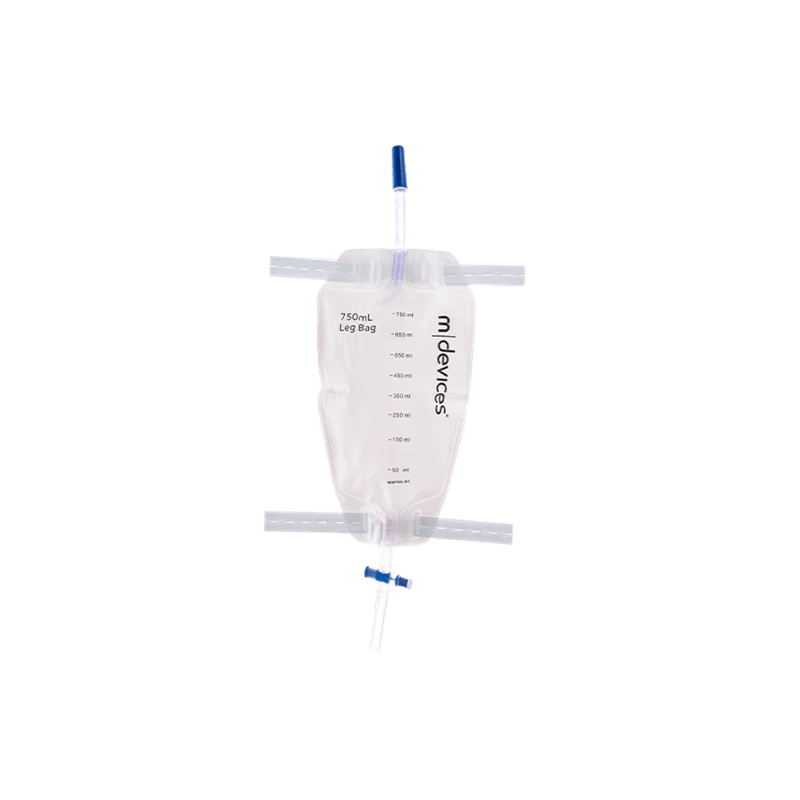 M-Devices M-Devices Bag Leg 750ml T-Tap Nrv Tube Elastic Strap 10cm Box of 80