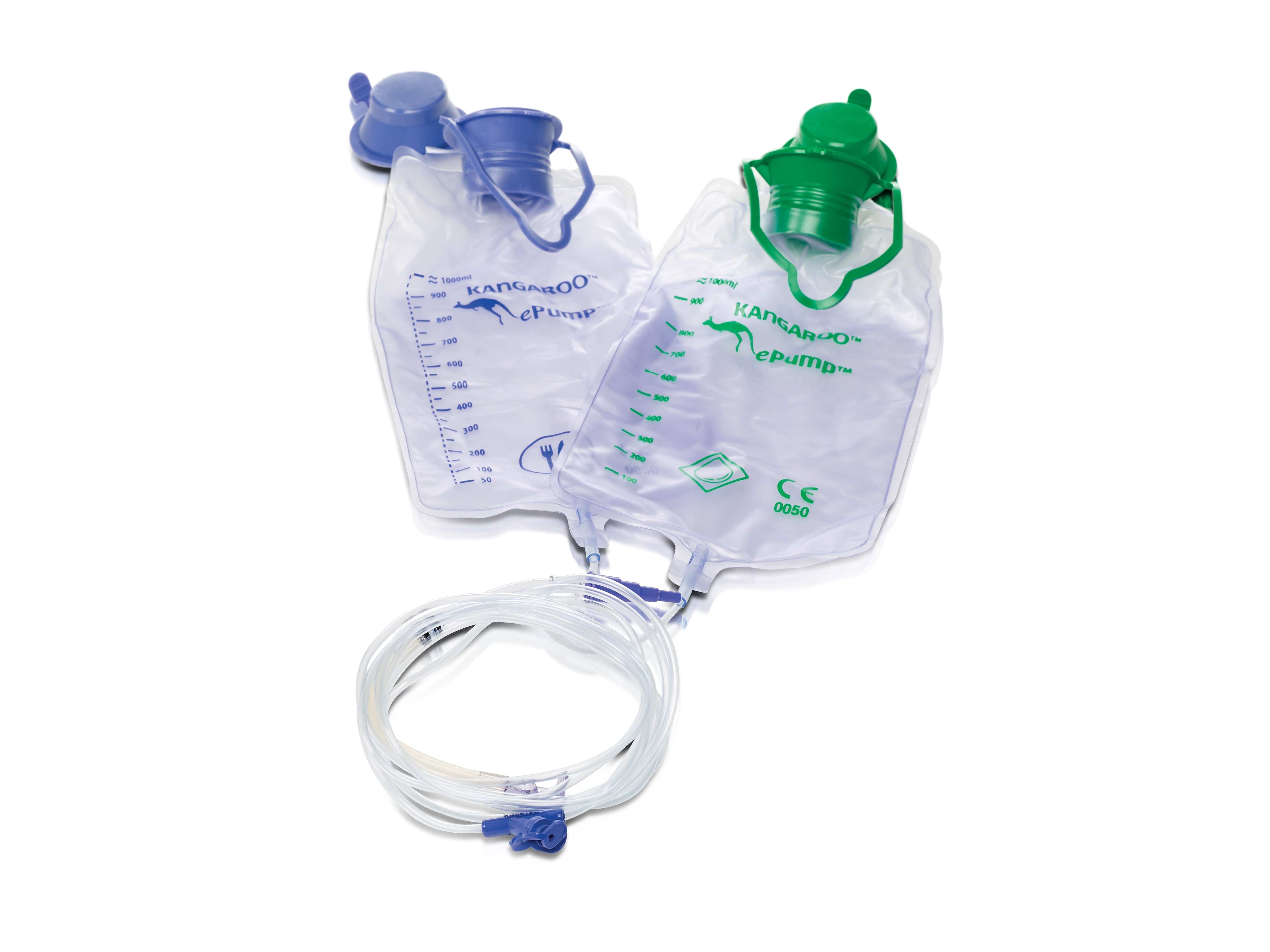 Nestle Nestle Kangaroo Joey 1000ml Feed & 1000ml Flush Bag Set (No Inline Med Port) Carton of 30