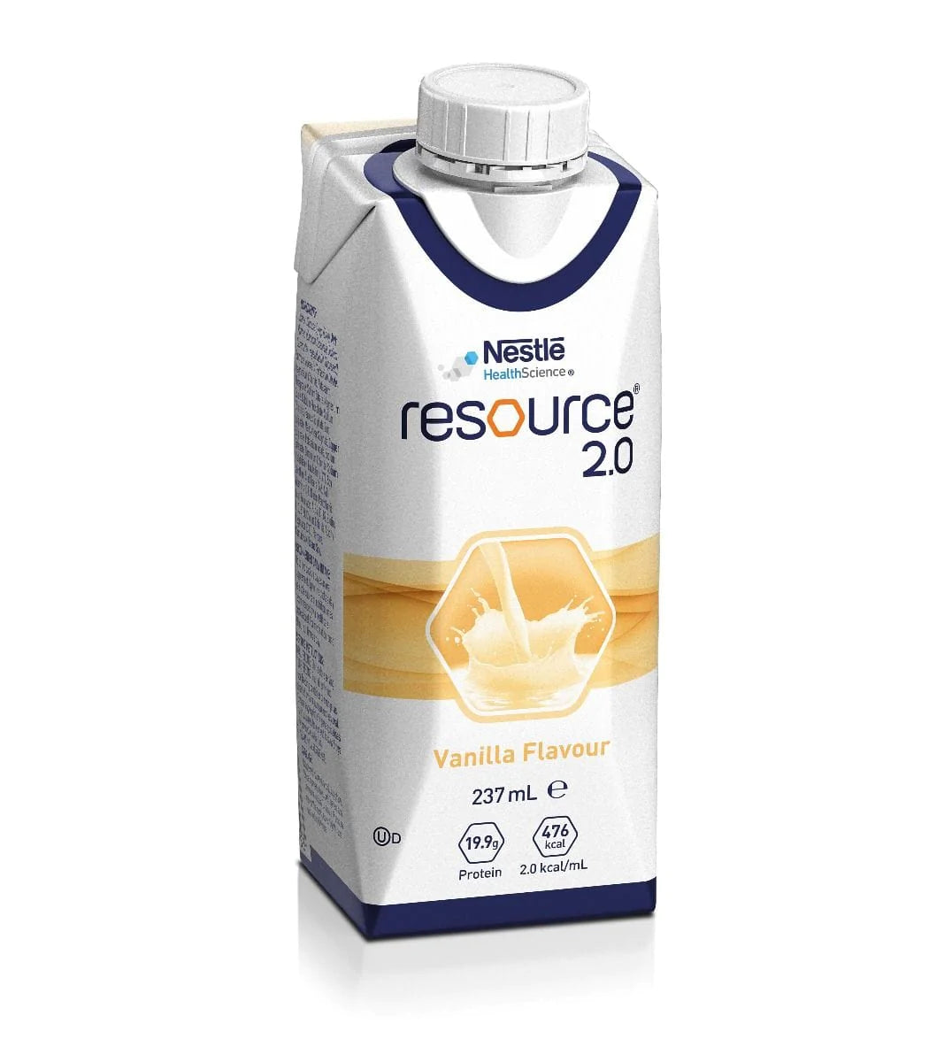 Nestle Nestle Resource 2.0 237ml Vanilla Carton of 24