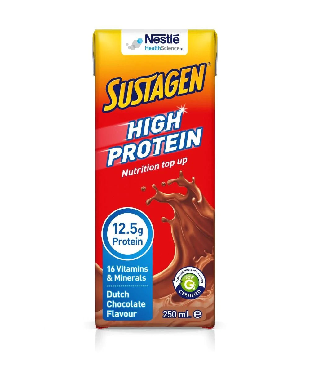 Sustagen Nestle Healthscience Sustagen Sustagen Ready To Drink Dutch Chocolate Rtd Dutch Chocolate Carton of 24
