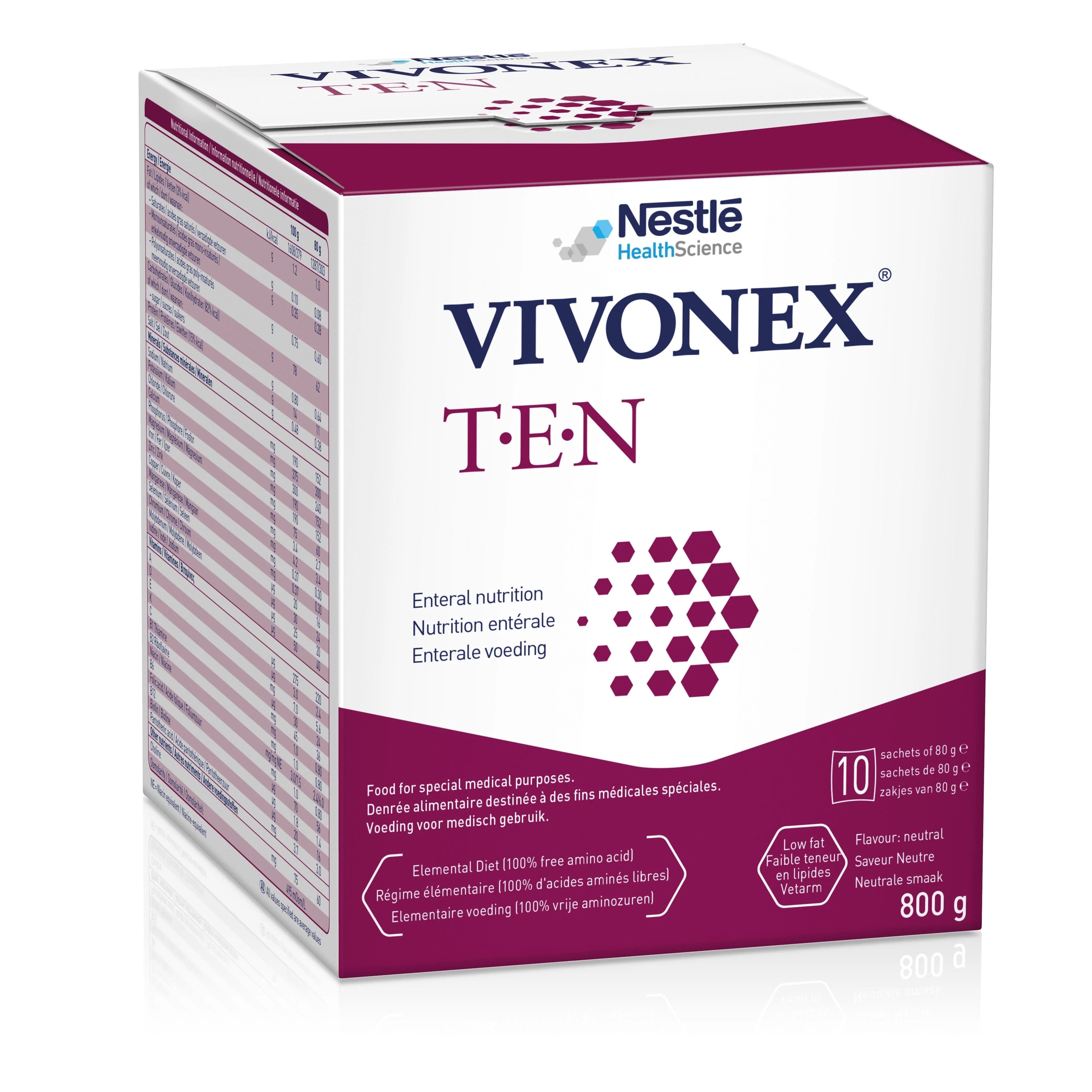 Nestle Carton of 60 Vivonex® T.E.N. 80g NOV12244614__CT