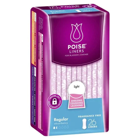Poise Poise Light Liners Regular Pack of 26
