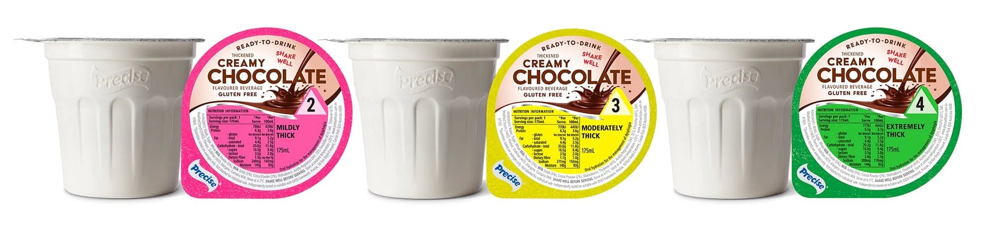 Precise Precise Ready To Drink Choc Dairy 175ml Level 2 Carton of 24