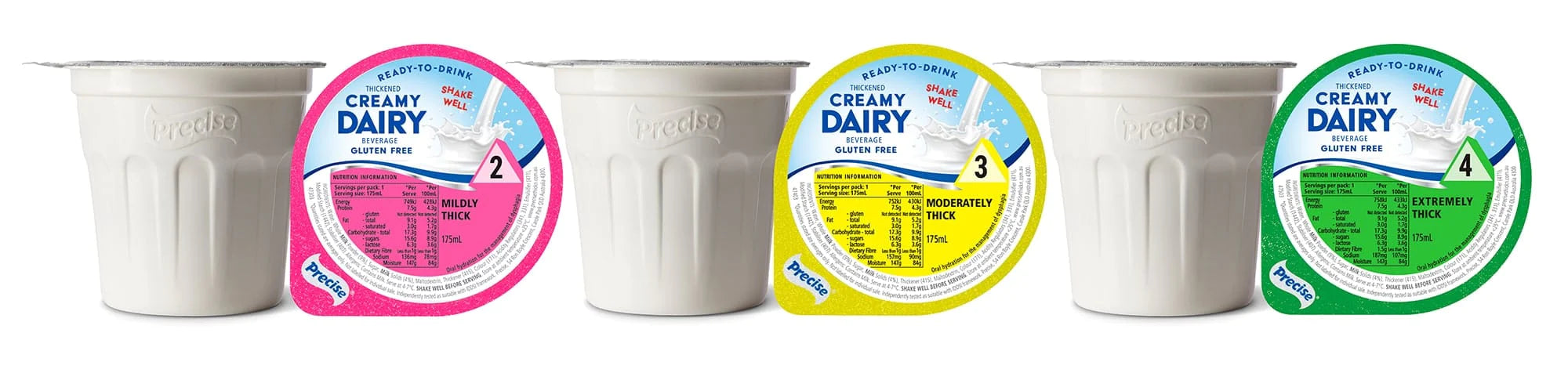 Precise Precise Ready To Drink Creamy Dairy 175ml Level 2 Carton of 24