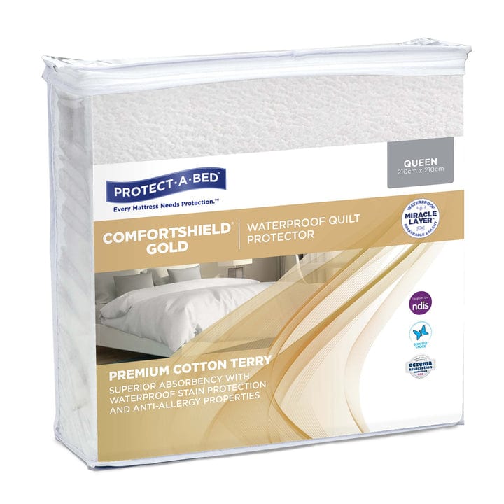 Protect A Bed Protect A Bed Comfortshield Gold Quilt Protector