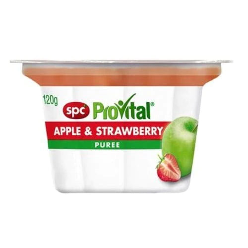 SPC ProVital SPC ProVital Apple and Strawberry Puree Carton of 24