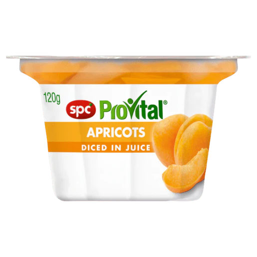 SPC ProVital SPC ProVital Apricots Diced in Juice Carton of 24