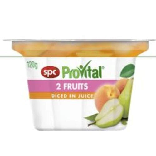 SPC ProVital SPC ProVital Two Fruits Diced in Juice Carton of 24