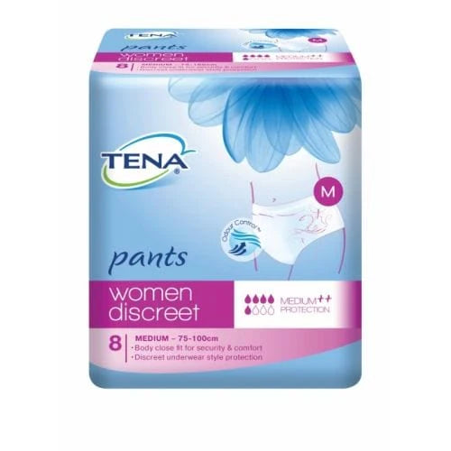 Tena Tena Pants Women Discreet Medium Packet of 8