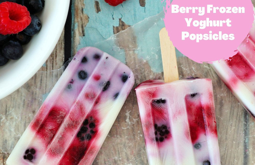Recipe: Berry Frozen Yoghurt Popsicles