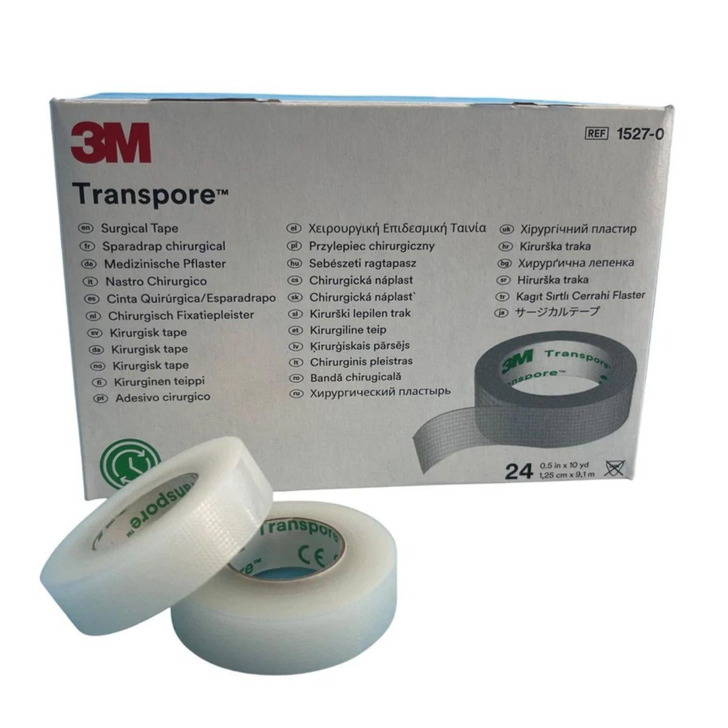 3M 3M Transpore 1.25cm 9.1m