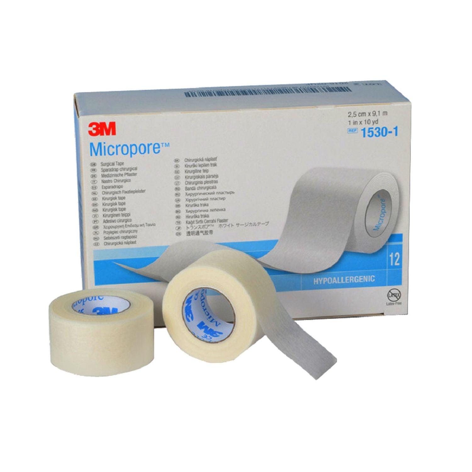 3M 3M Micropore 2.5cm x 9.1m