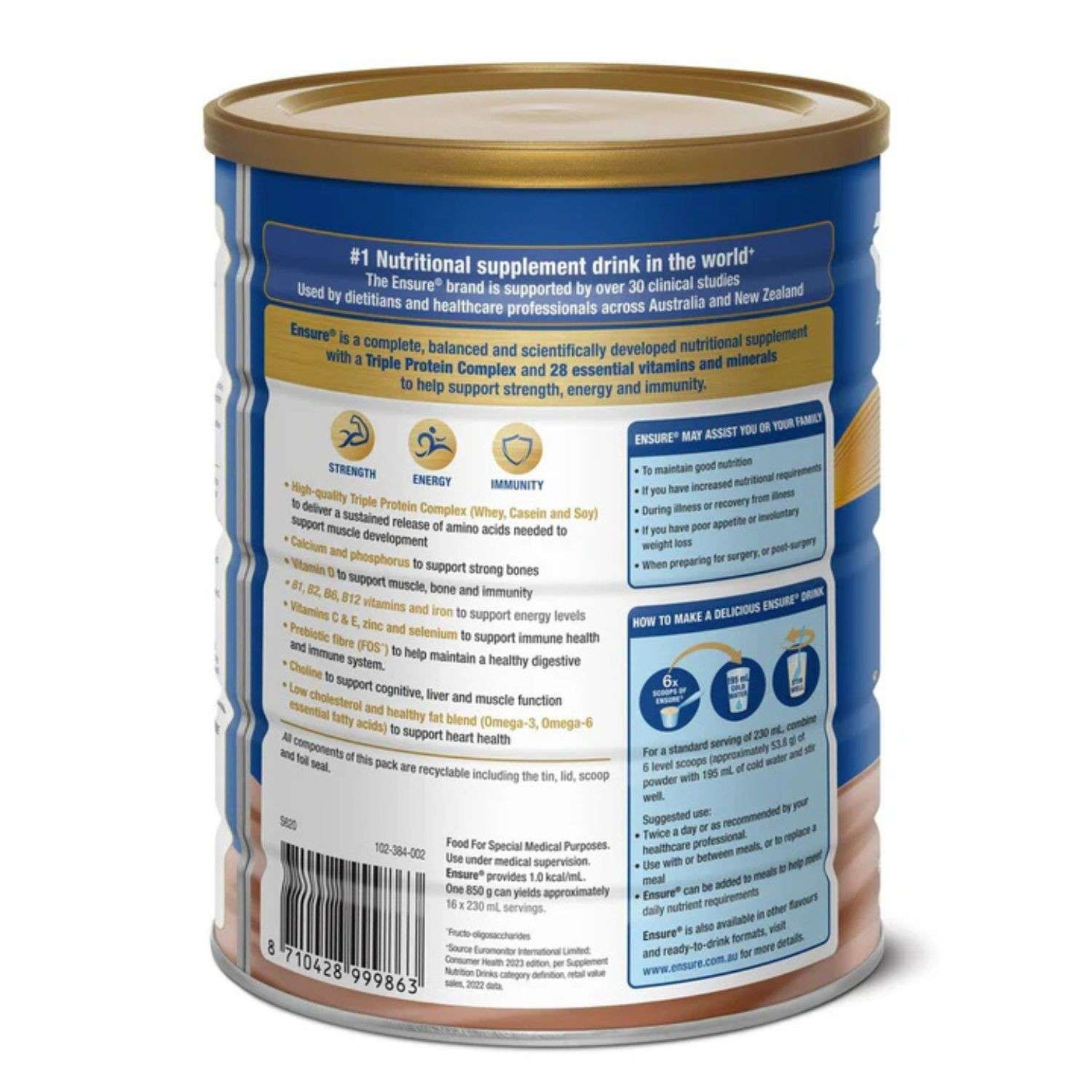 Abbott Nutrition Abbott Nutrition Ensure Powder 850g