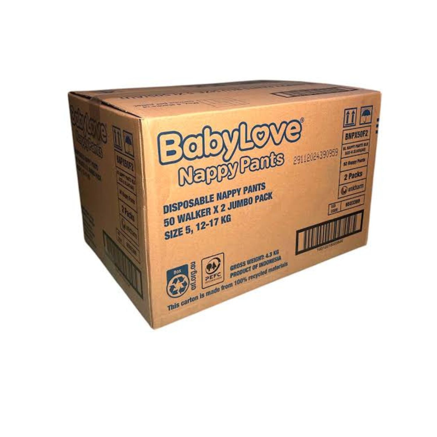 Baby Love Baby Love Nappy Pants - Walker