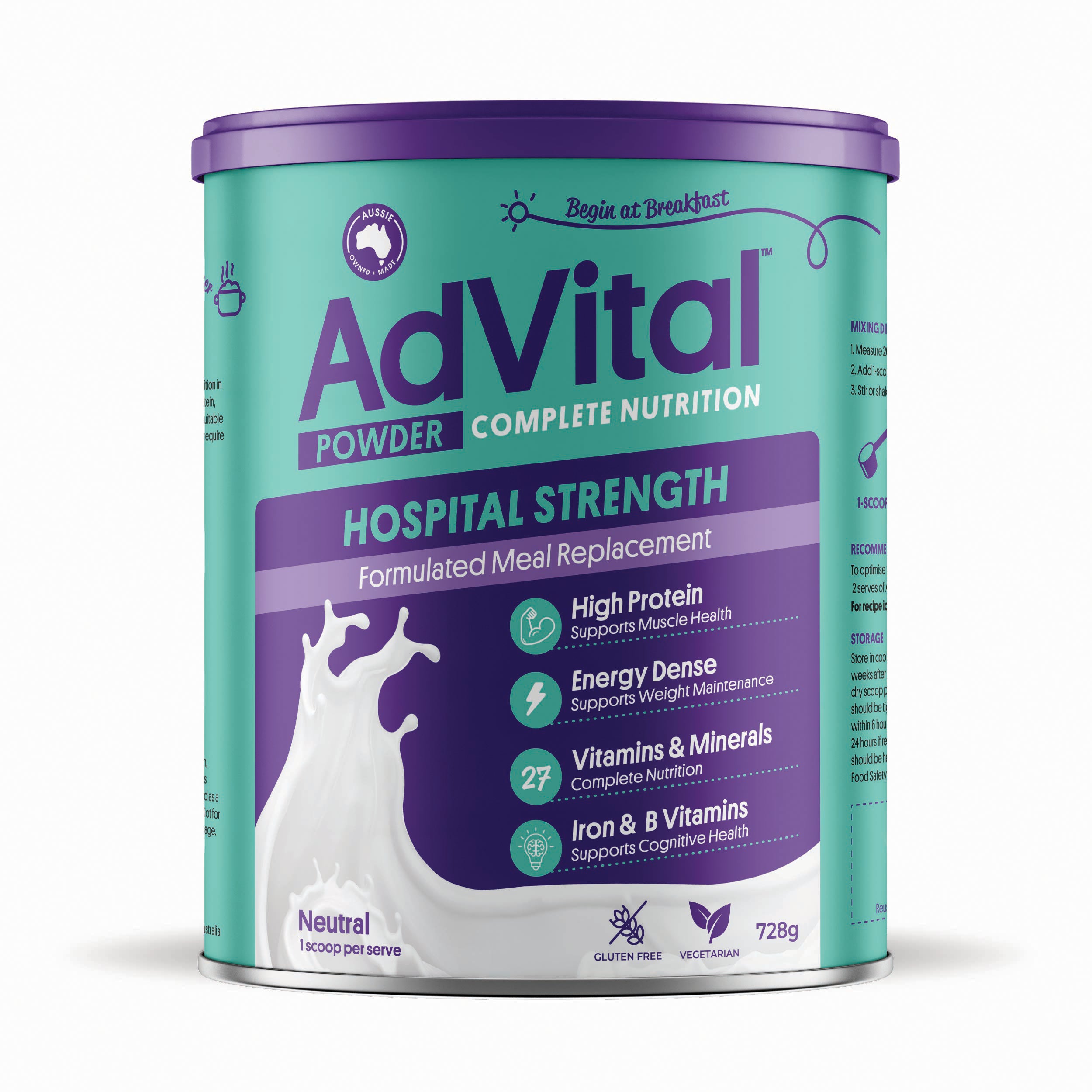 Flavour Creations ADVITAL HOSPITAL NEUTRAL 728G