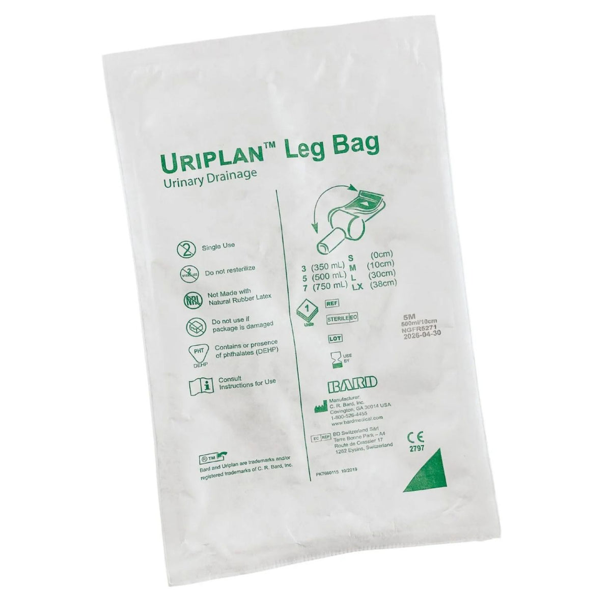 Bard Bard Uriplan Leg Bag 750ml