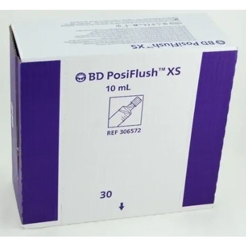 BECTON DICKINSON SYRINGE 10ml POSIFLUSH XSSODIUM CHL .9% (30) Box of 30