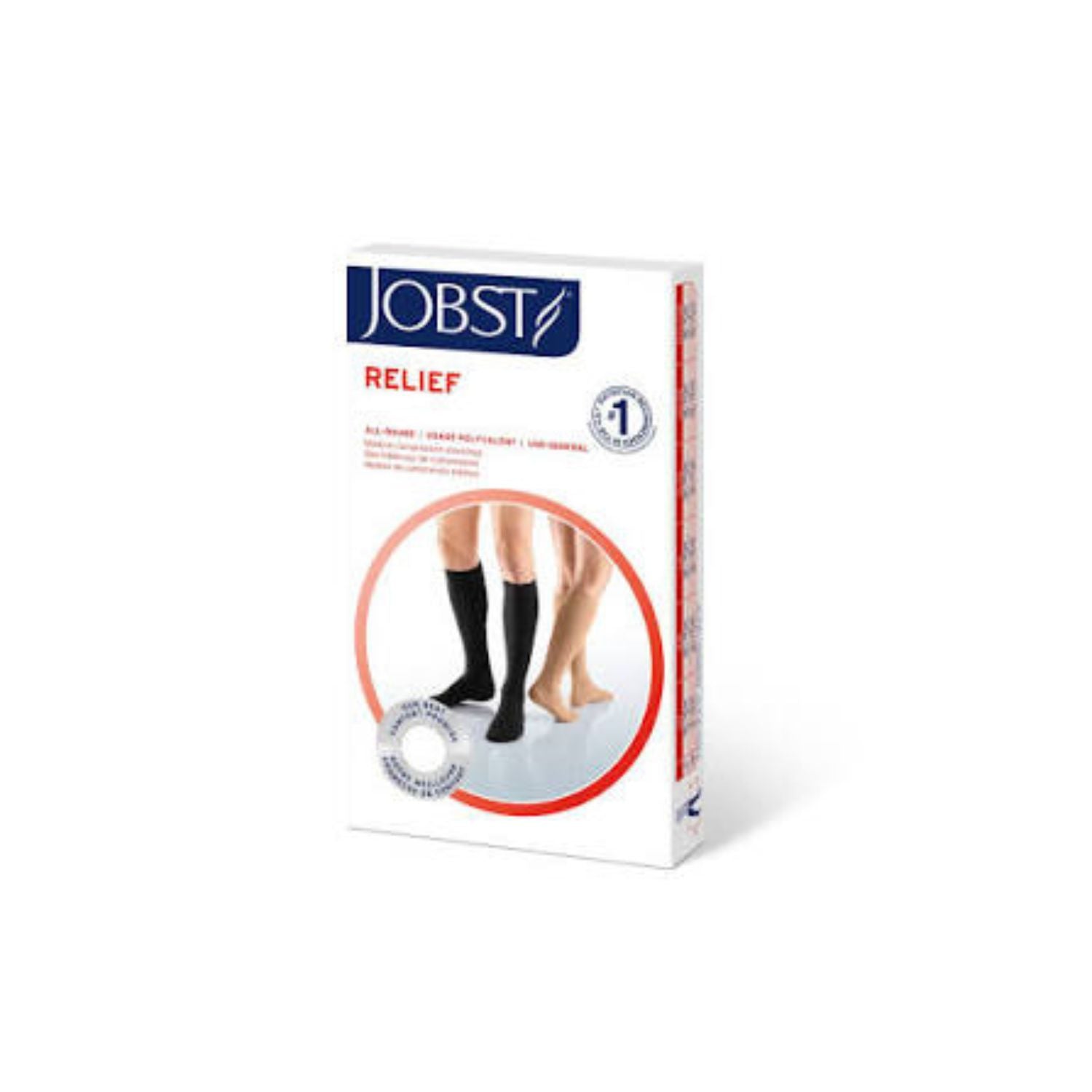 JOBST JOBST Relief Knee High Open Toe Full Calf Beige