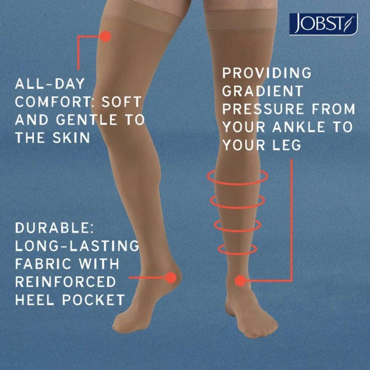 JOBST JOBST Relief Waist High Closed Toe