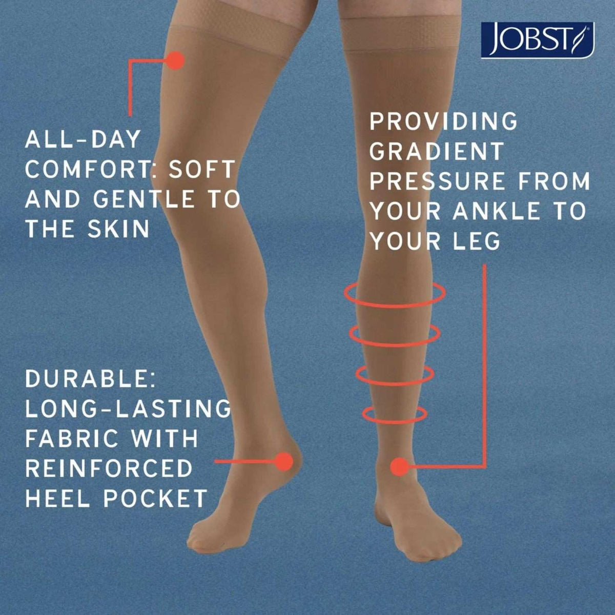 JOBST JOBST Relief Knee High Open Toe