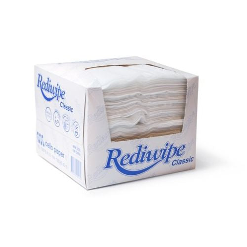 Cello Cello REDIWIPE 32x33cm WHITE Box of 100