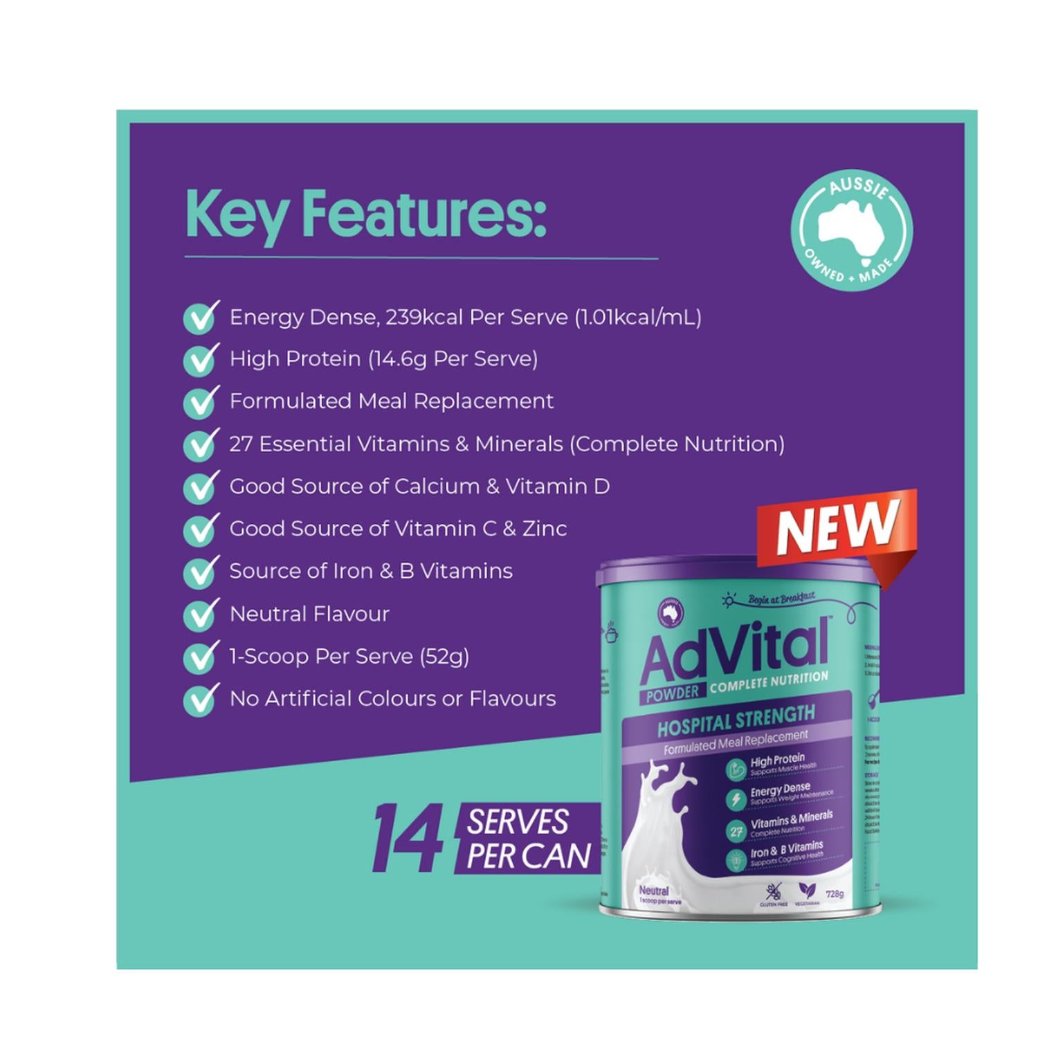 Flavour Creations ADVITAL HOSPITAL NEUTRAL 728G
