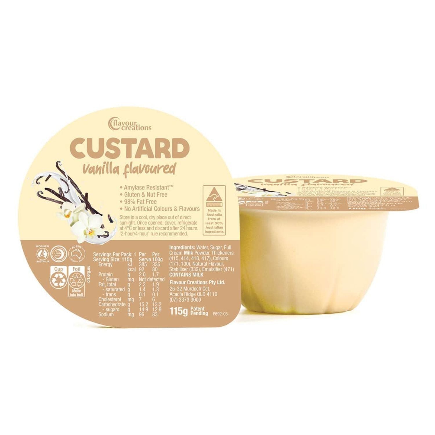 Flavour Creations Flavour Creations Vanilla Custard