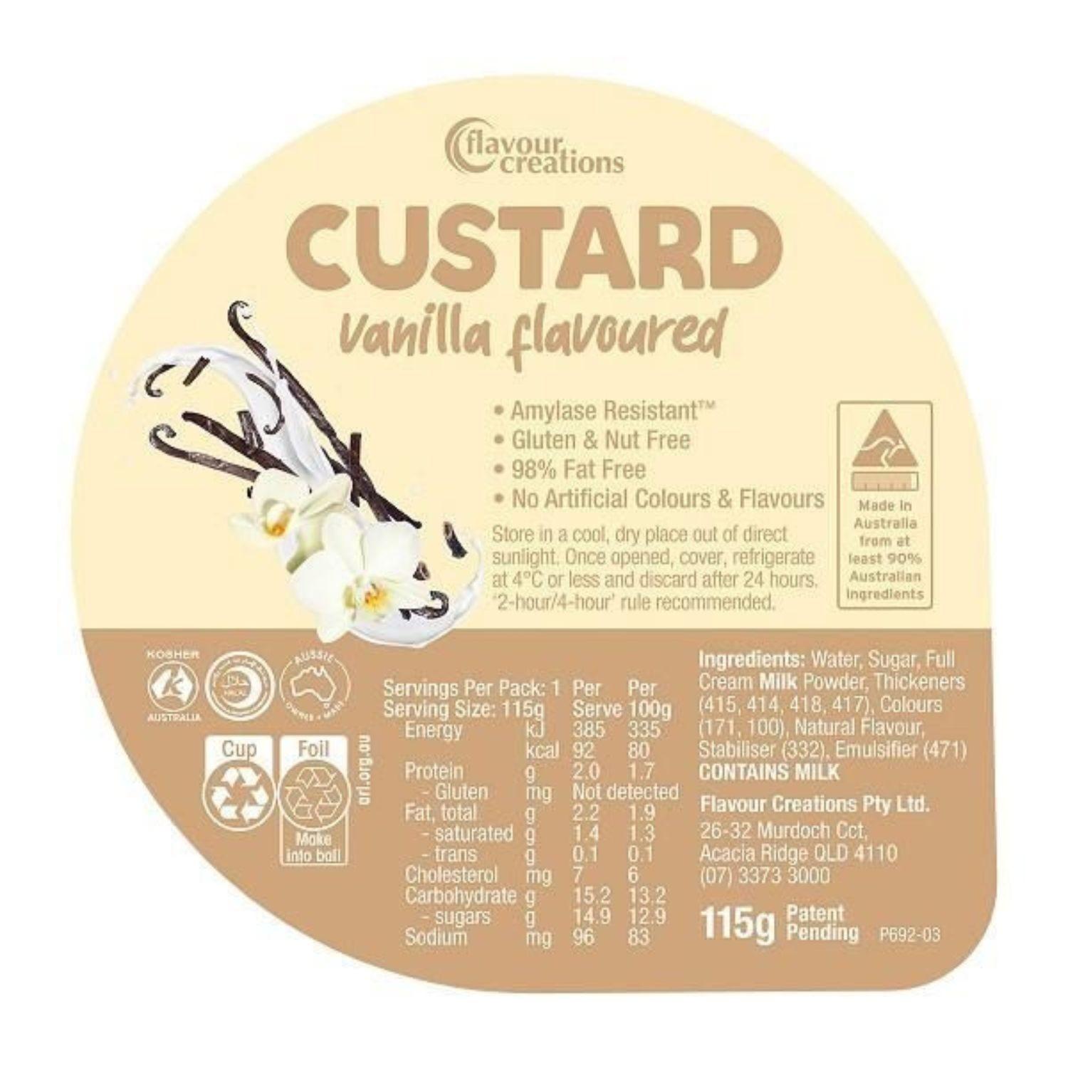 Flavour Creations Flavour Creations Vanilla Custard