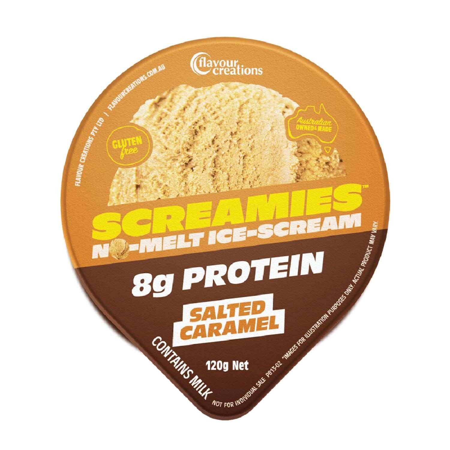 Flavour Creations Flavour Creations Screamies No Melt Ice Cream Protein Salted Caramel