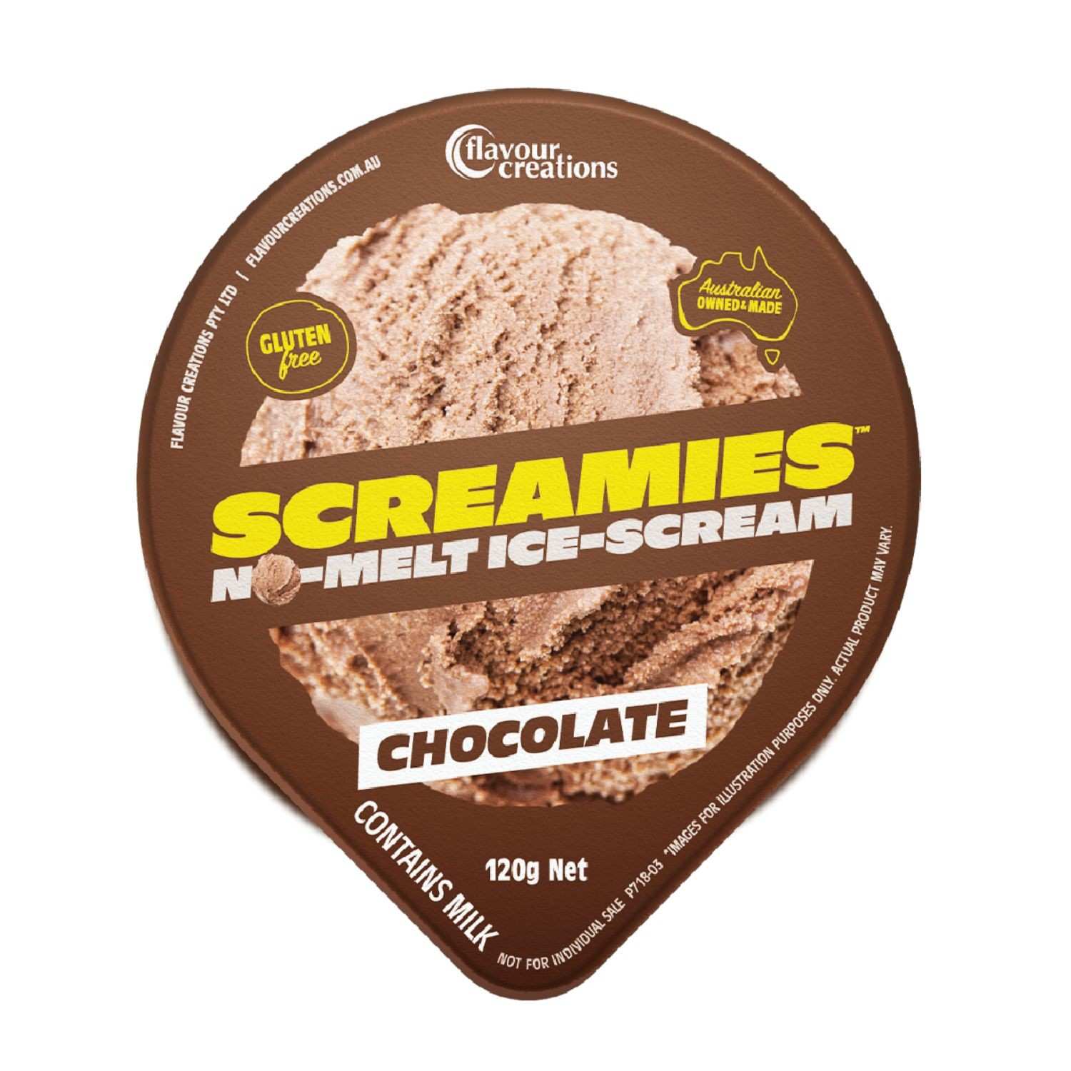 Flavour Creations Flavour Creations Screamies No Melt Ice Cream Chocolate