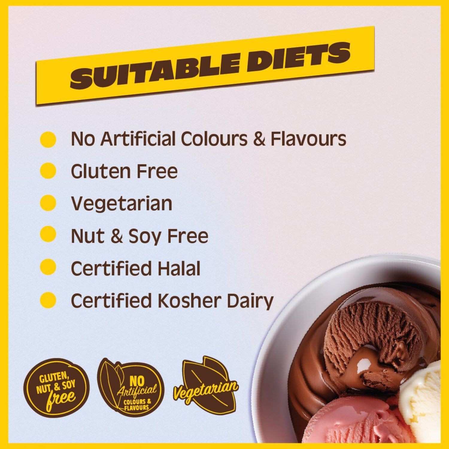 Flavour Creations Flavour Creations Screamies No Melt Ice Cream Chocolate