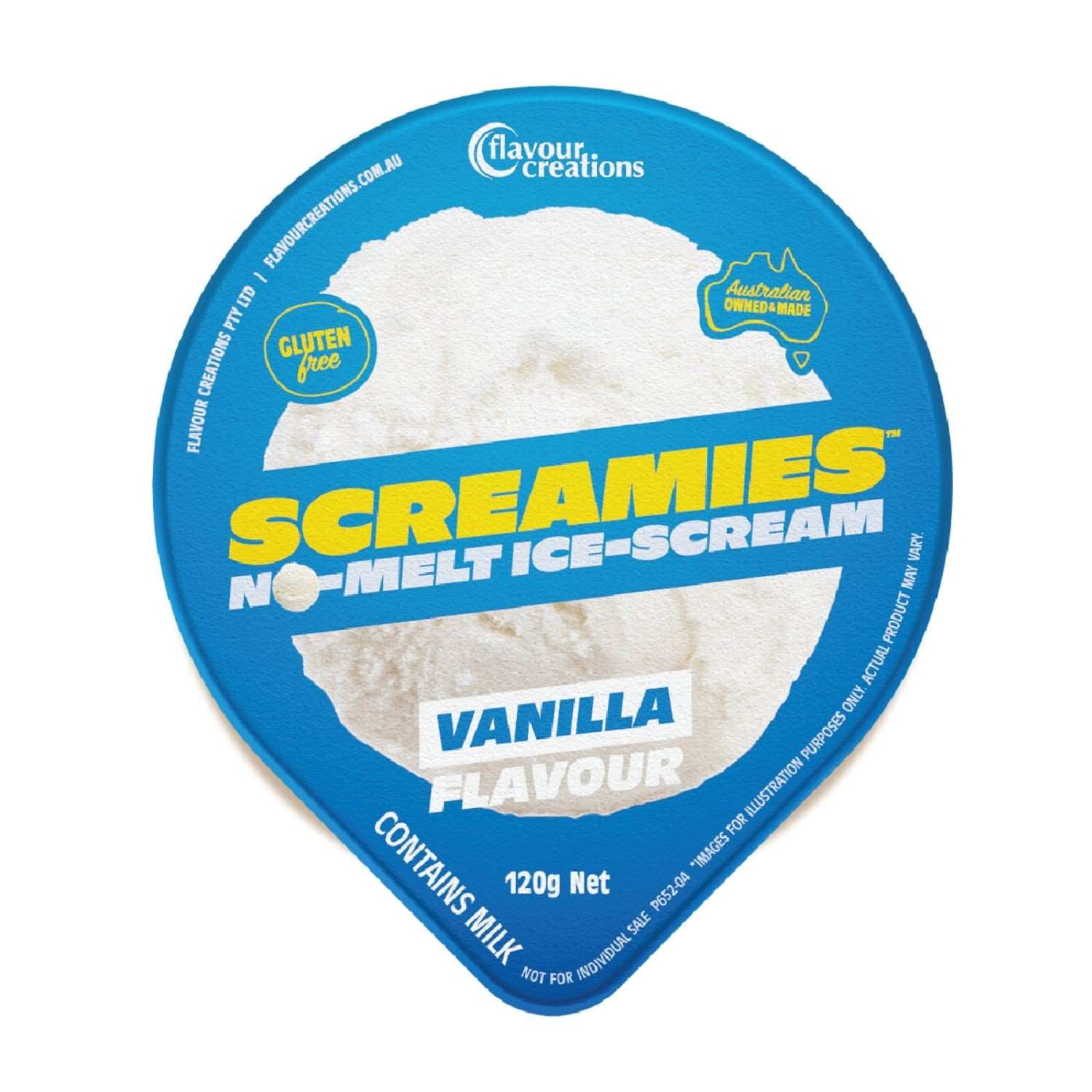 Flavour Creations Flavour Creations Screamies No Melt Ice Cream Vanilla