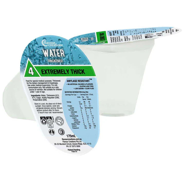 Flavour Creations Flavour Creations Thickened Water Level 4 (900 - Extremly Thick) Carton of 24