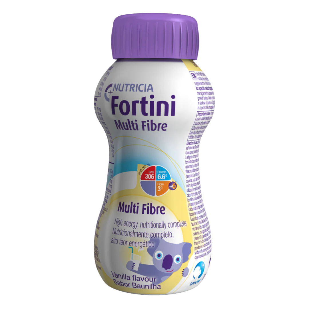Nutricia FORTINI MULTI FIBRE 200ml Vanilla Carton of 24