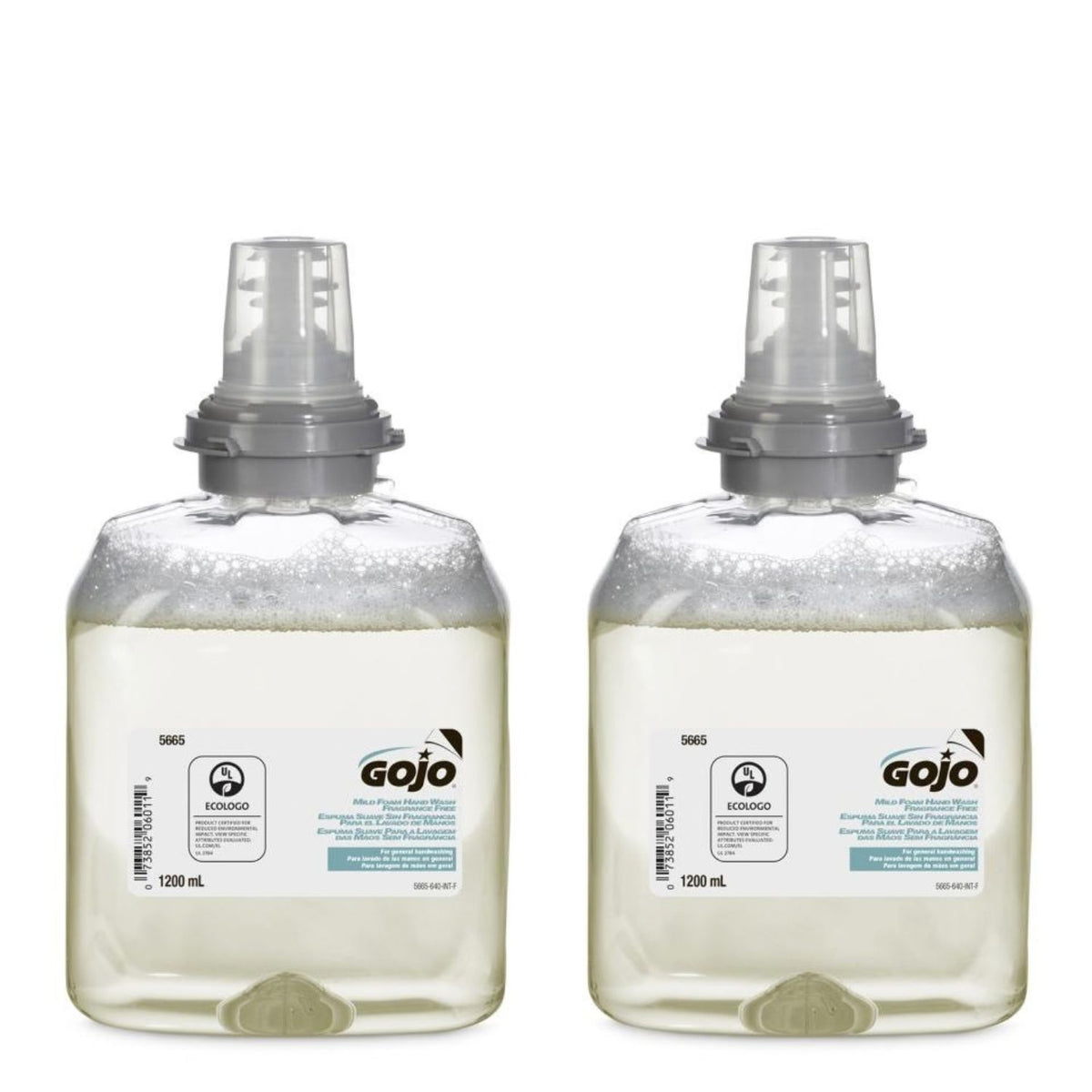 Gojo Gojo Mild Foam Hand Wash Fragrance Free 1200mL TFX Refill