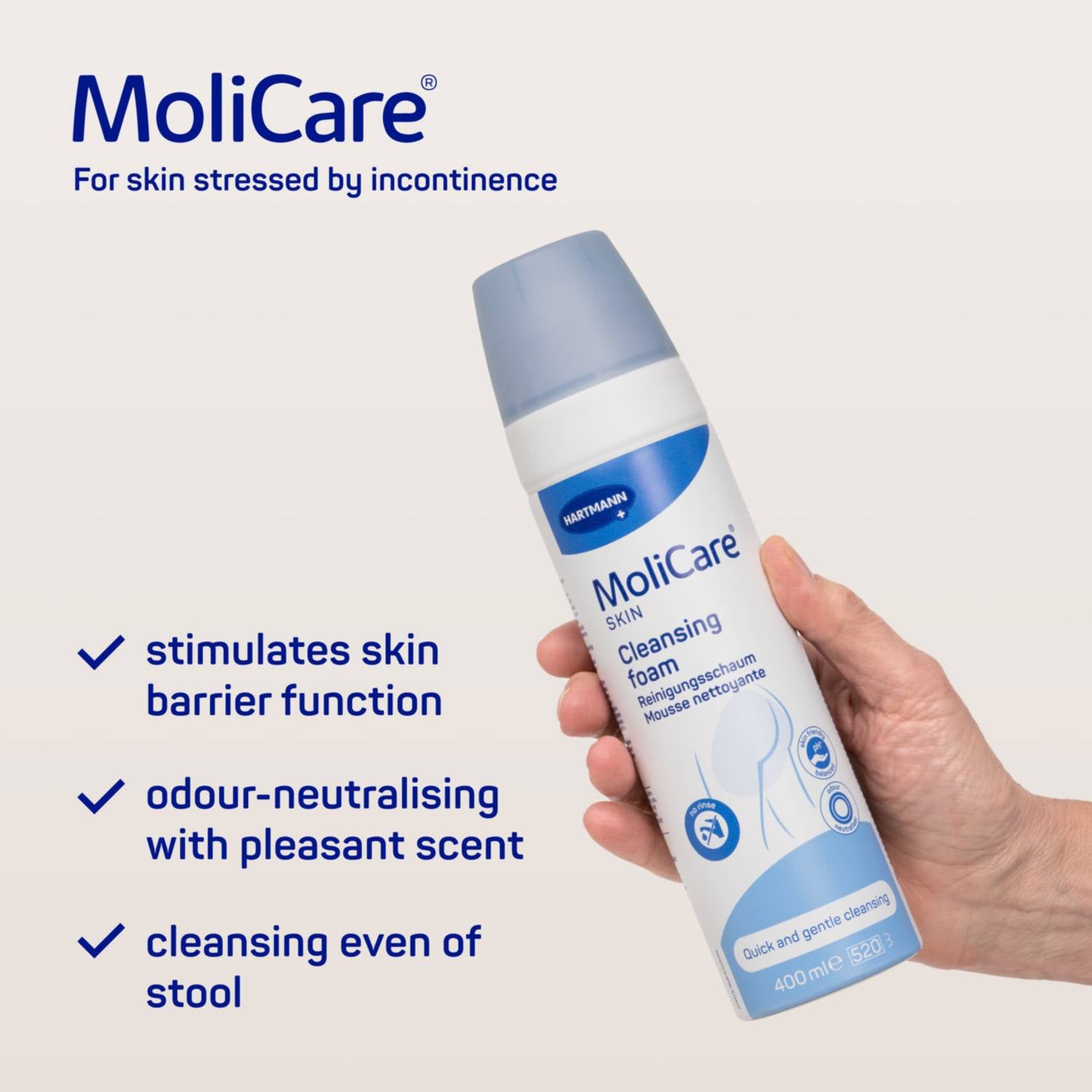 Molicare Molicare Skin Cleansing Foam 400ml