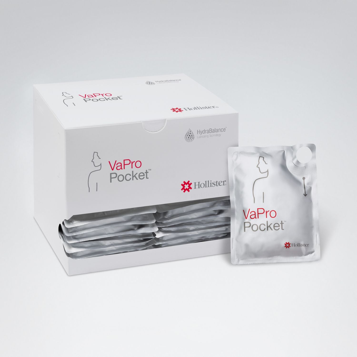 Hollister Hollister VaPro Pocket No Touch Intermittent Catheter With Tip Male 40cm