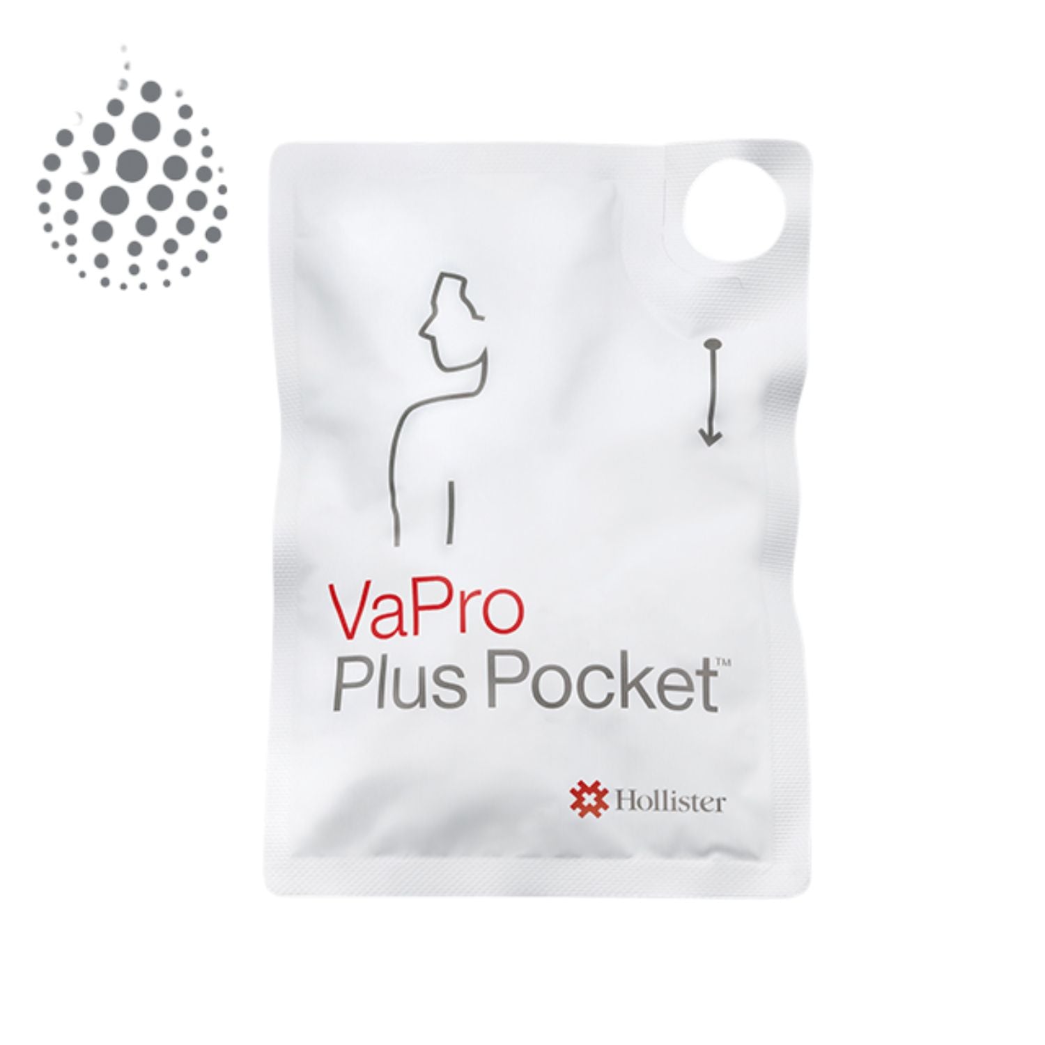 Hollister Hollister VaPro Plus Pocket No Touch Intermittent Catheter With Tip Male 40cm