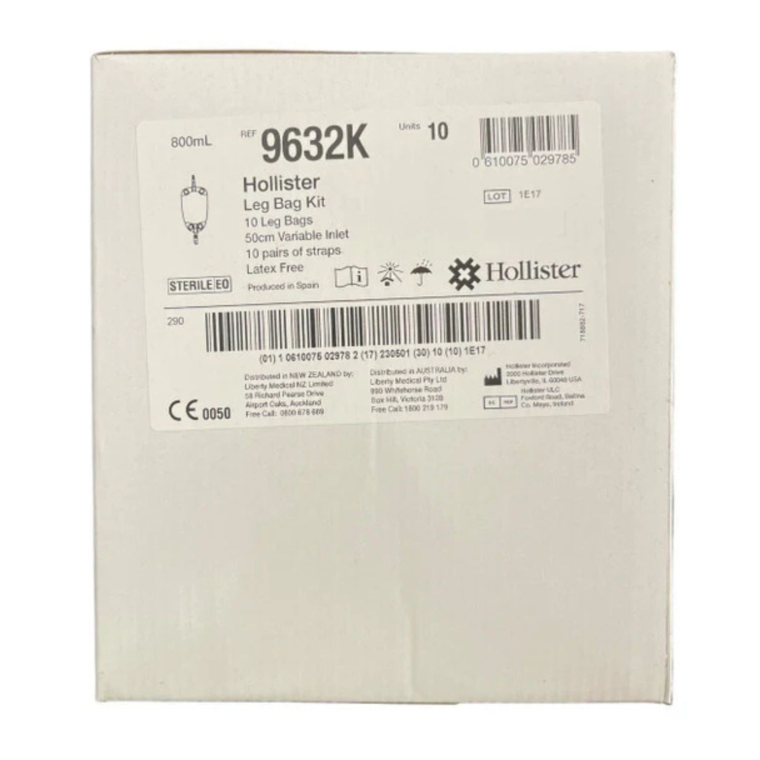 Hollister Hollister 800ml Leg Bag Kits